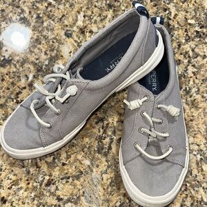 Sperry Light Gray Canvas Casual Shoes